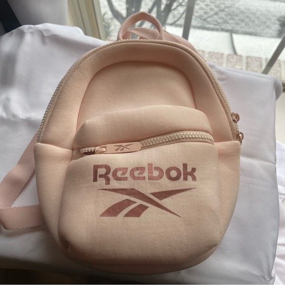 Reebok Neoprene Mini Backpack Pink Athleisure Sport - Picture 1 of 9